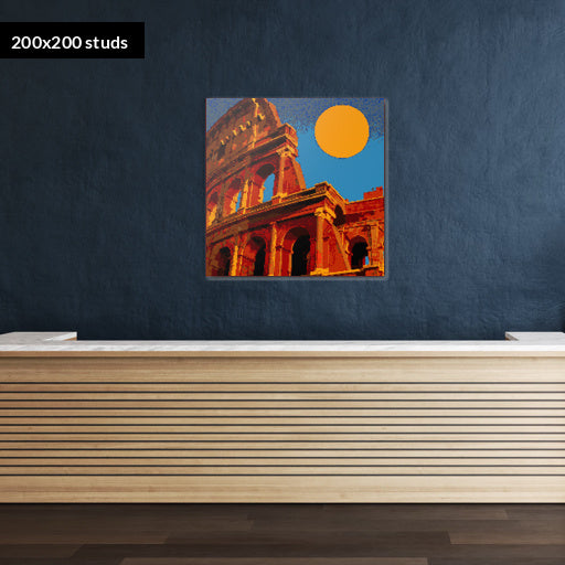 200*200studs, 160*160cm, 63*63inch