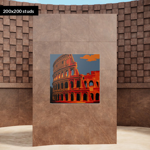 200*200studs, 160*160cm, 63*63inch