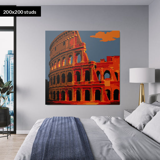 200*200studs, 160*160cm, 63*63inch