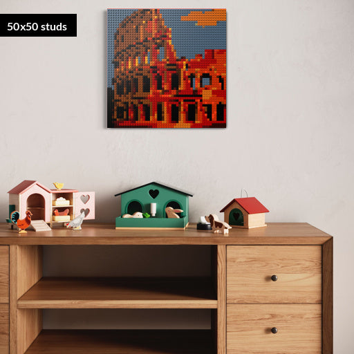 50*50studs, 40*40cm, 15,75*15,75inch