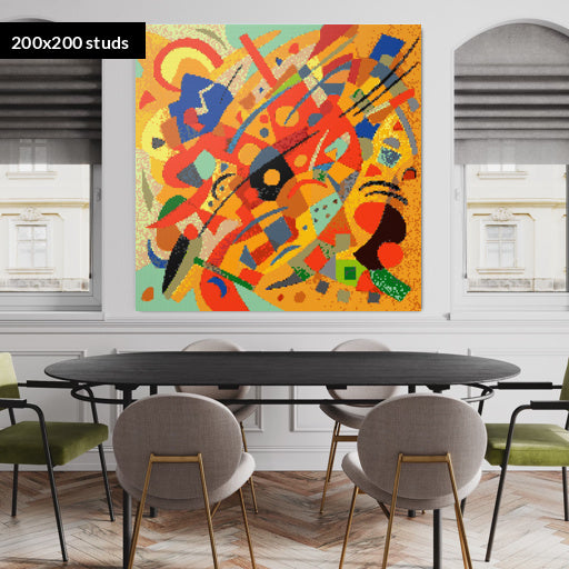 200*200studs, 160*160cm, 63*63inch