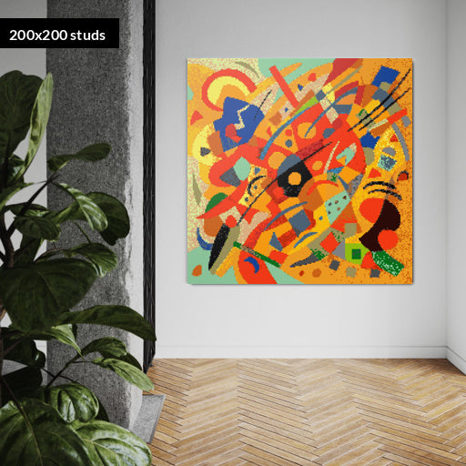 200*200studs, 160*160cm, 63*63inch