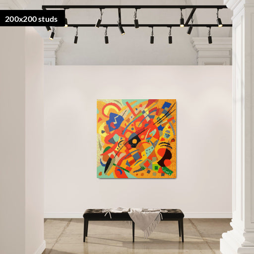 200*200studs, 160*160cm, 63*63inch