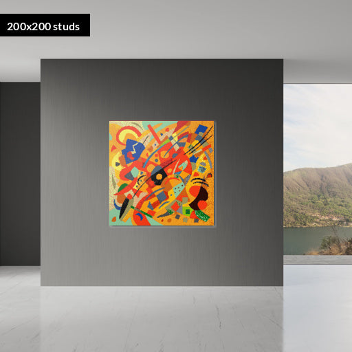 200*200studs, 160*160cm, 63*63inch
