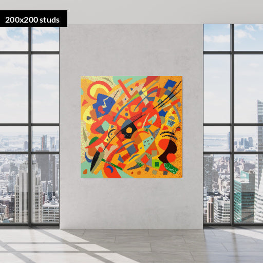 200*200studs, 160*160cm, 63*63inch