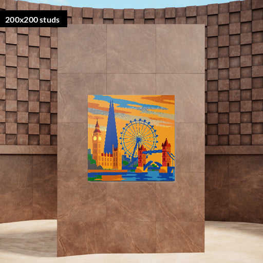 200*200studs, 160*160cm, 63*63inch