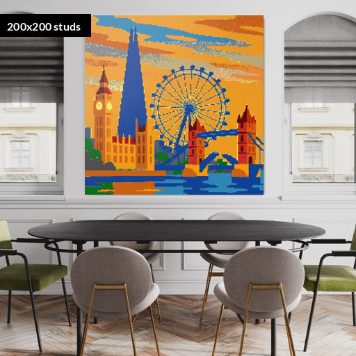 200*200studs, 160*160cm, 63*63inch