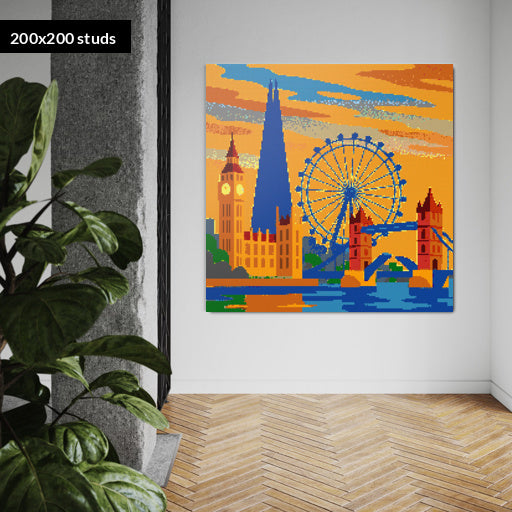 200*200studs, 160*160cm, 63*63inch