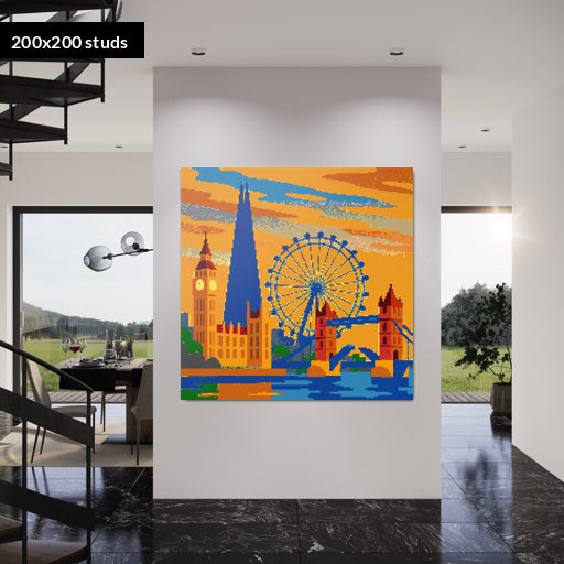 200*200studs, 160*160cm, 63*63inch