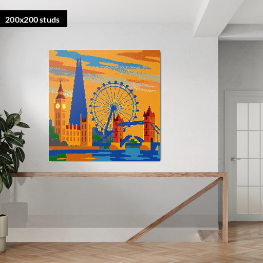 200*200studs, 160*160cm, 63*63inch
