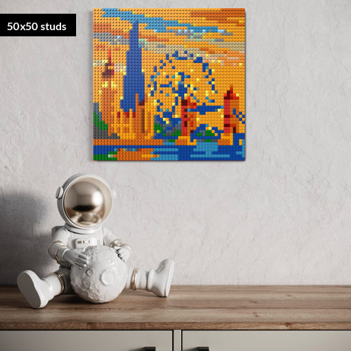 50*50studs, 40*40cm, 15,75*15,75inch