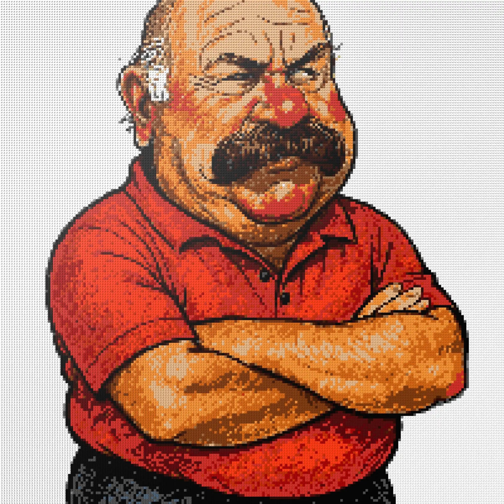 200*200studs, 160*160cm, 63*63inch