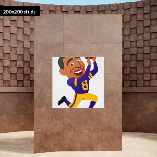 200*200studs, 160*160cm, 63*63inch