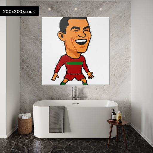 200*200studs, 160*160cm, 63*63inch