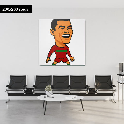 200*200studs, 160*160cm, 63*63inch