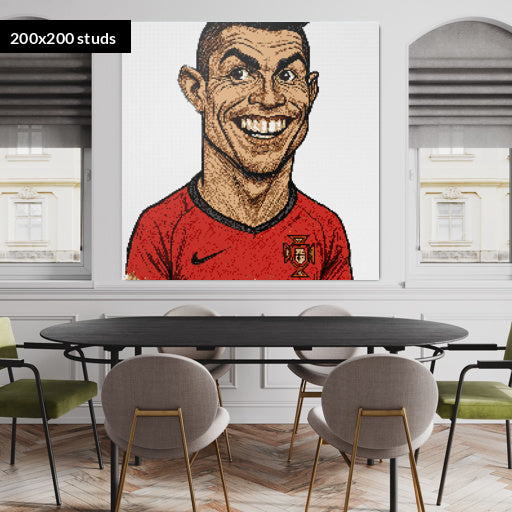 200*200studs, 160*160cm, 63*63inch