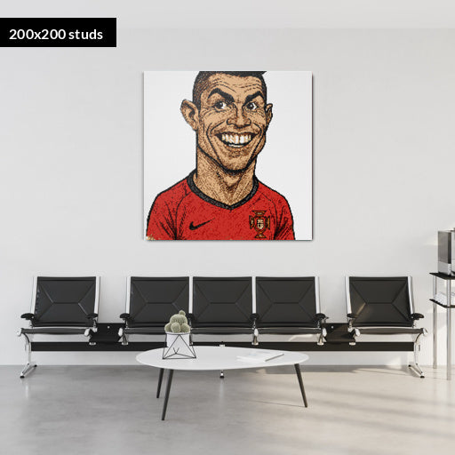 200*200studs, 160*160cm, 63*63inch