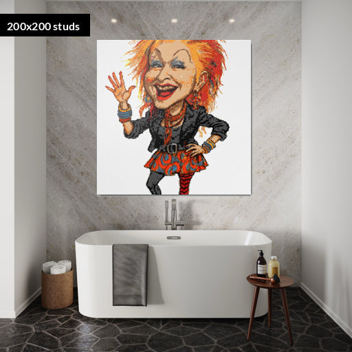 200*200studs, 160*160cm, 63*63inch