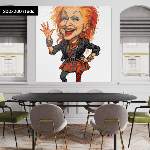 200*200studs, 160*160cm, 63*63inch