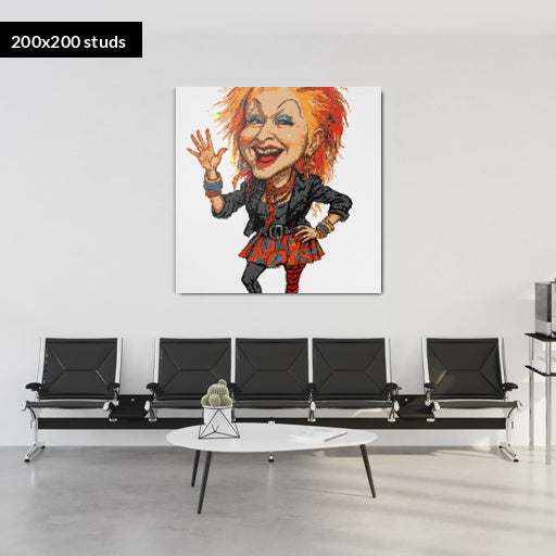 200*200studs, 160*160cm, 63*63inch