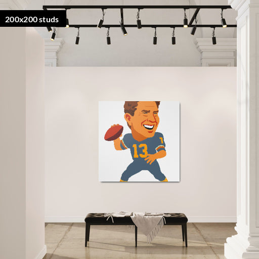 200*200studs, 160*160cm, 63*63inch
