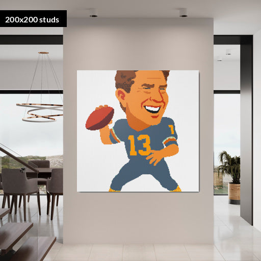 200*200studs, 160*160cm, 63*63inch