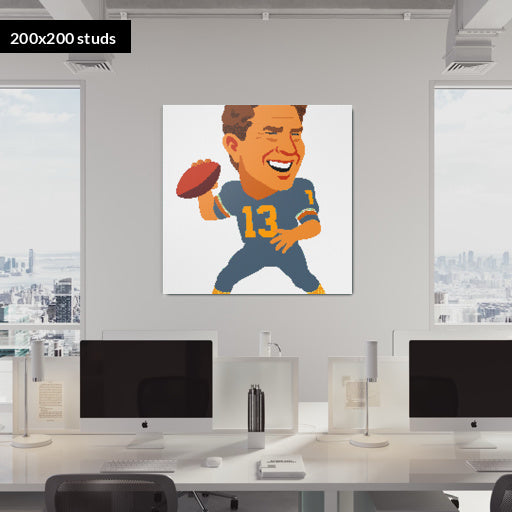 200*200studs, 160*160cm, 63*63inch