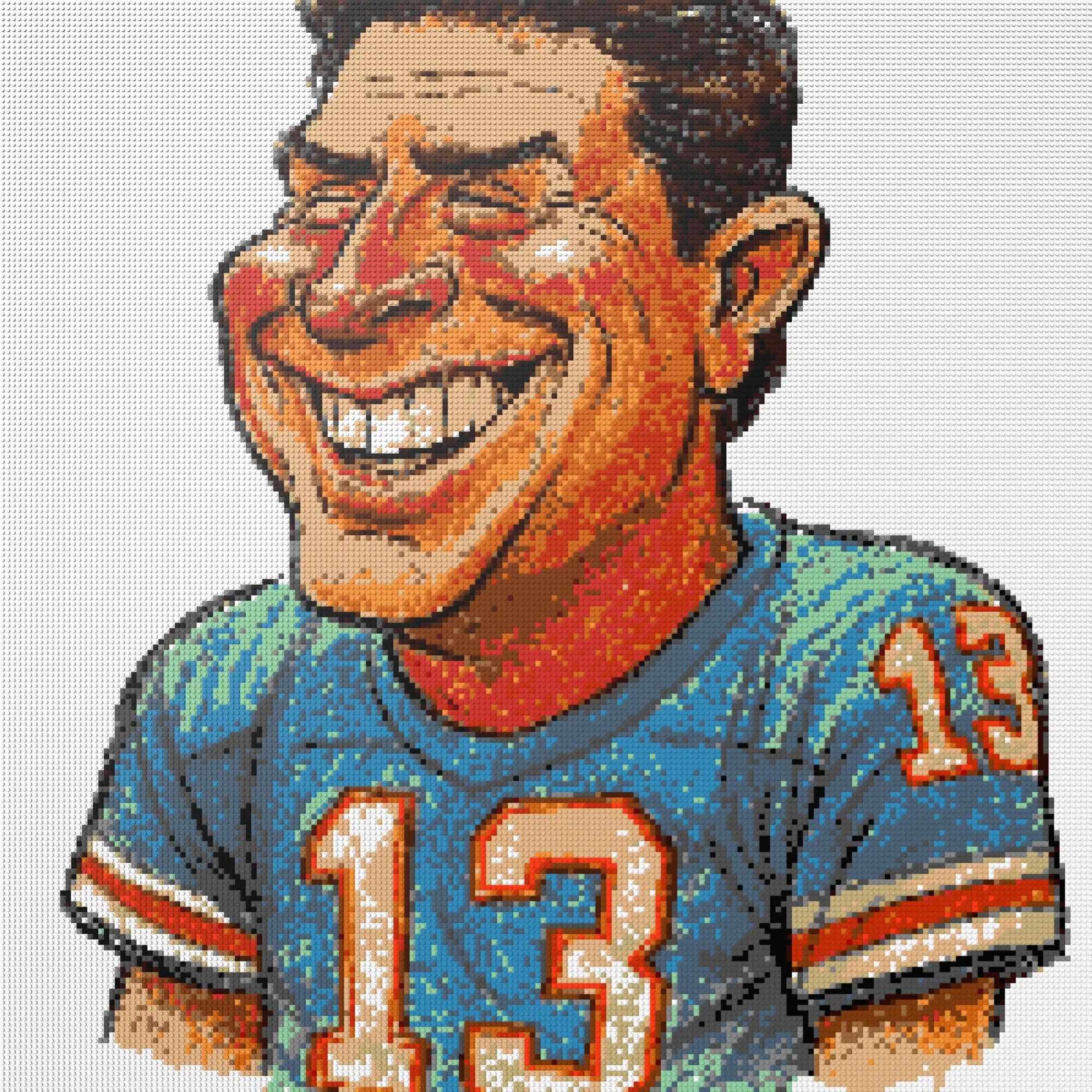 200*200studs, 160*160cm, 63*63inch