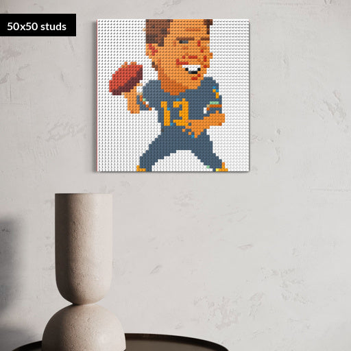 50*50studs, 40*40cm, 15,75*15,75inch