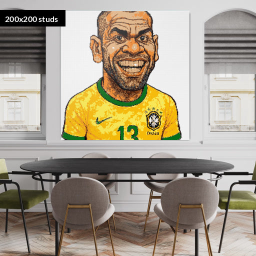 200*200studs, 160*160cm, 63*63inch