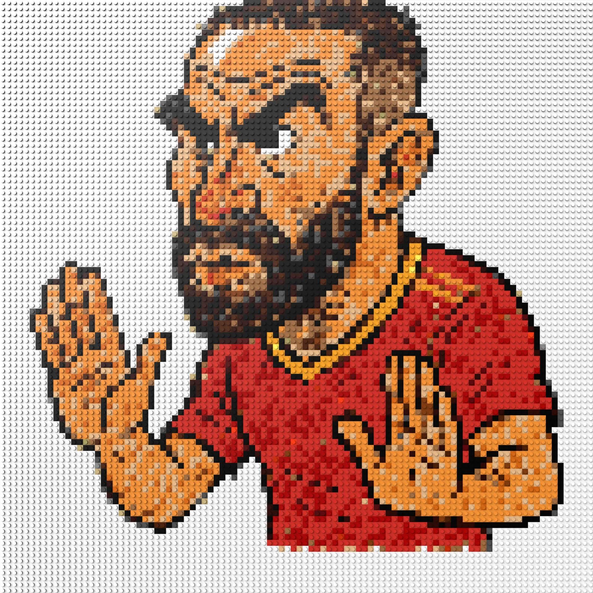 100*100studs, 80*80cm, 31,5*31,5inch