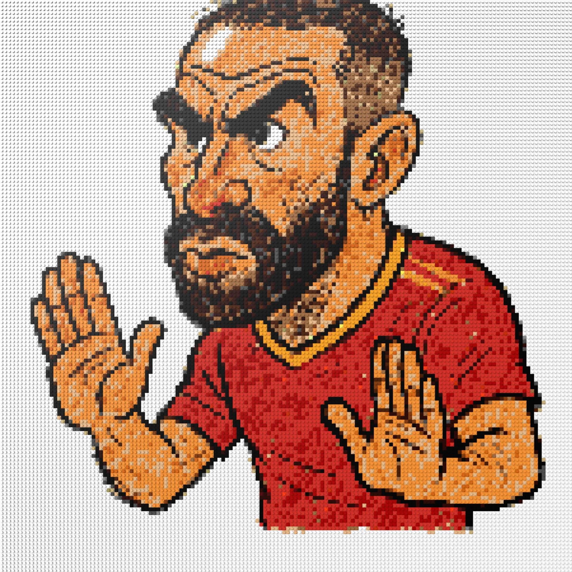 150*150studs, 120*120cm, 47,25*47,25inch