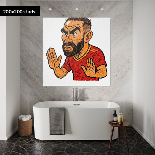 200*200studs, 160*160cm, 63*63inch