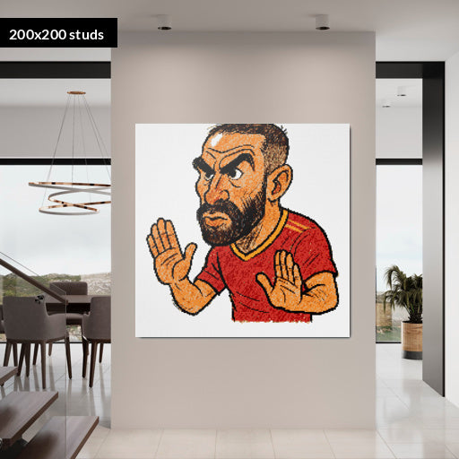 200*200studs, 160*160cm, 63*63inch