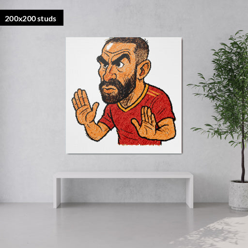 200*200studs, 160*160cm, 63*63inch