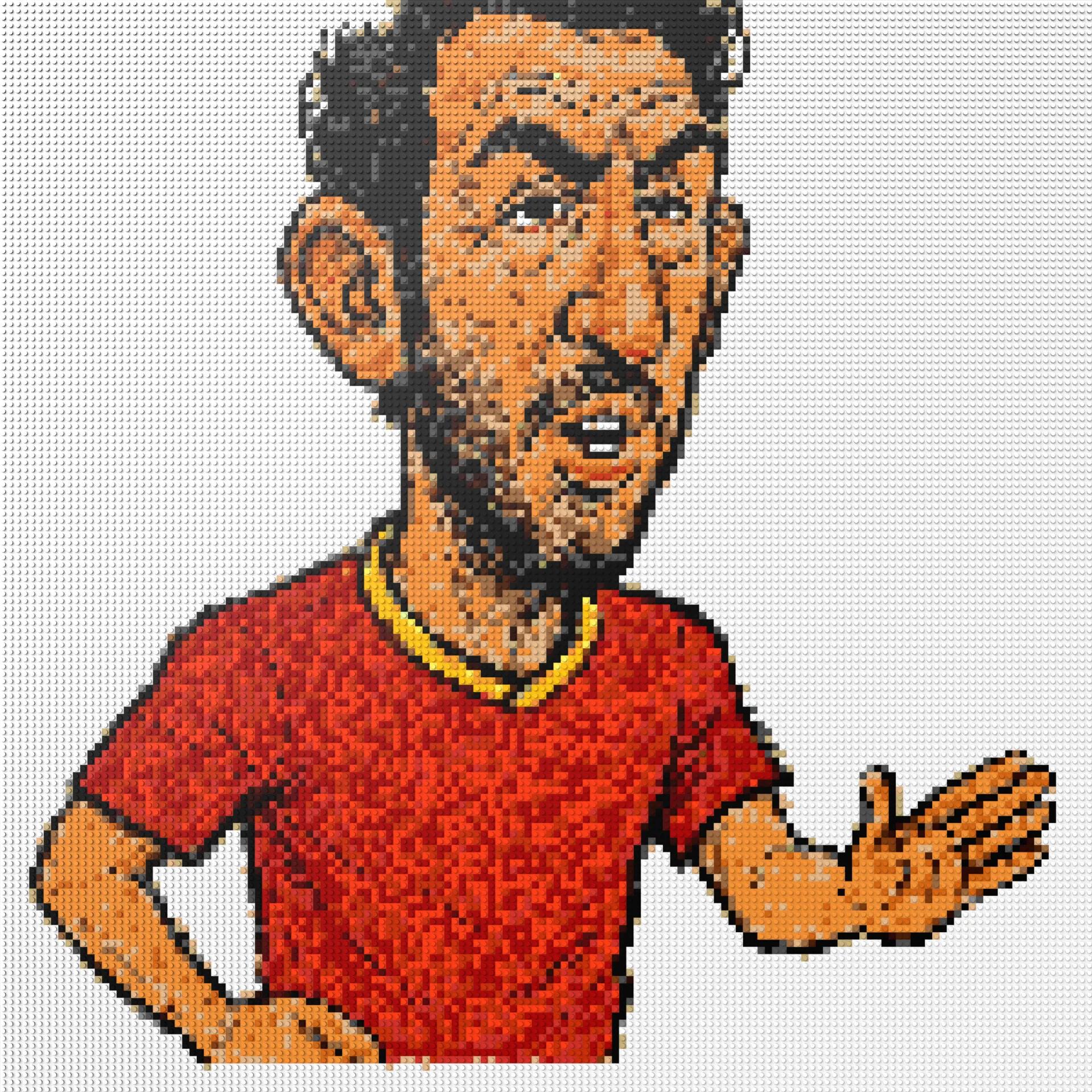 150*150studs, 120*120cm, 47,25*47,25inch