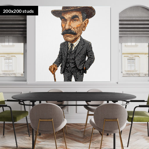 200*200studs, 160*160cm, 63*63inch