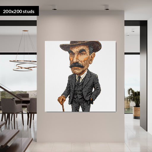 200*200studs, 160*160cm, 63*63inch