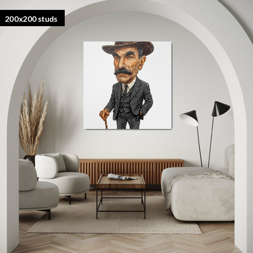 200*200studs, 160*160cm, 63*63inch