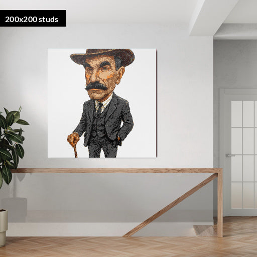 200*200studs, 160*160cm, 63*63inch