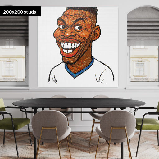 200*200studs, 160*160cm, 63*63inch