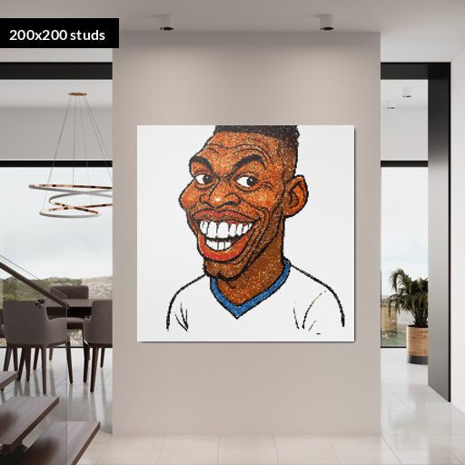 200*200studs, 160*160cm, 63*63inch