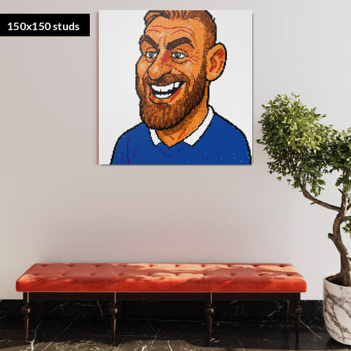 150*150studs, 120*120cm, 47,25*47,25inch