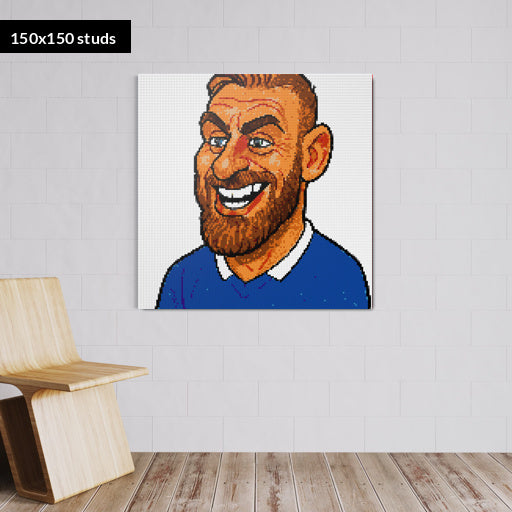 150*150studs, 120*120cm, 47,25*47,25inch