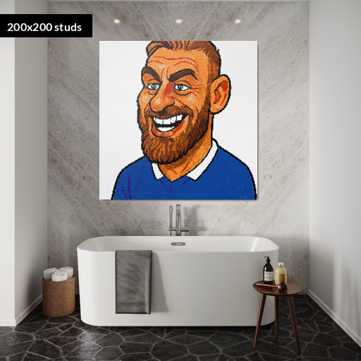 200*200studs, 160*160cm, 63*63inch