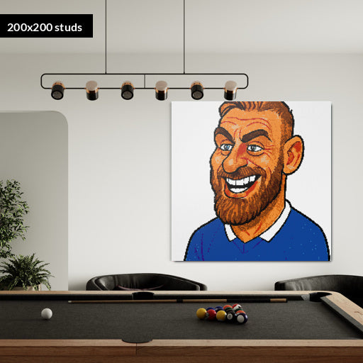 200*200studs, 160*160cm, 63*63inch