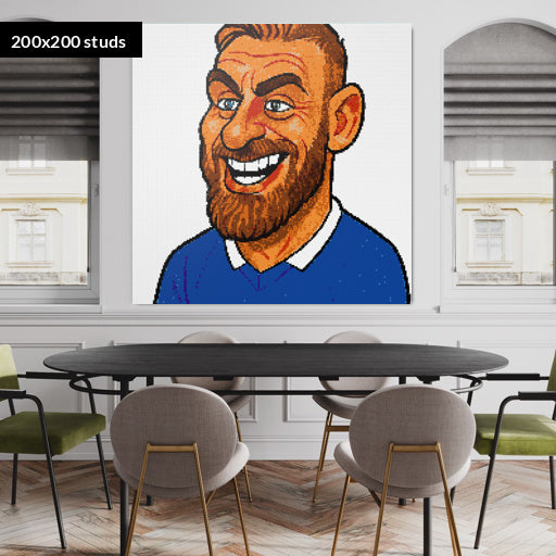 200*200studs, 160*160cm, 63*63inch