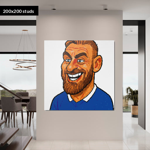 200*200studs, 160*160cm, 63*63inch