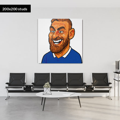 200*200studs, 160*160cm, 63*63inch