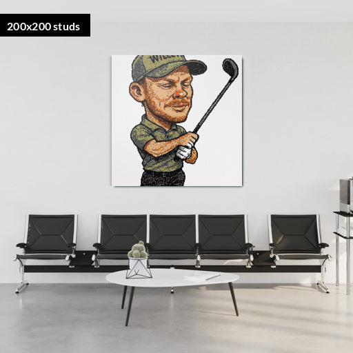 200*200studs, 160*160cm, 63*63inch